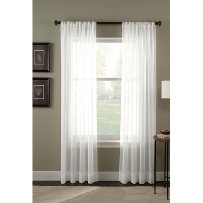Curtainworks Soho Voile Pole Top