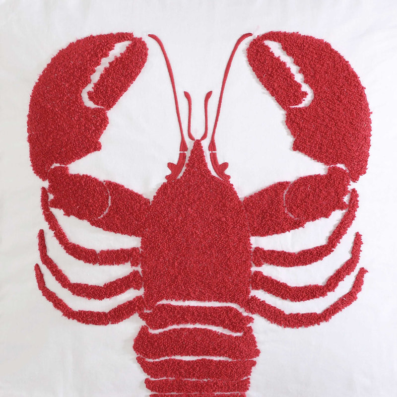 Coussin Nautica, Rouge homard