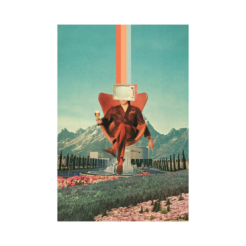 «Enemy» par Frank Moth, impression sur toile tendue, H 26 po x l 18 po x 1,5 po