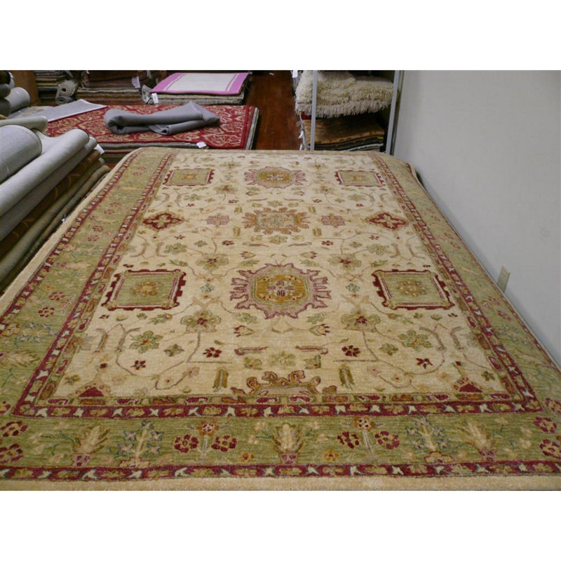 Ladd Wool Pile Oriental Rug, Rectangle 9' x 12'