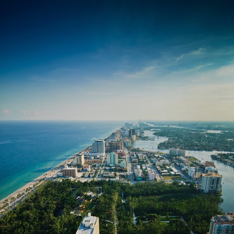 Fort Lauderdale Intracoastal par The Palmer, H 36 po x l 36 po