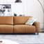 Causeuse-coussin modulaire orange 100% polyester