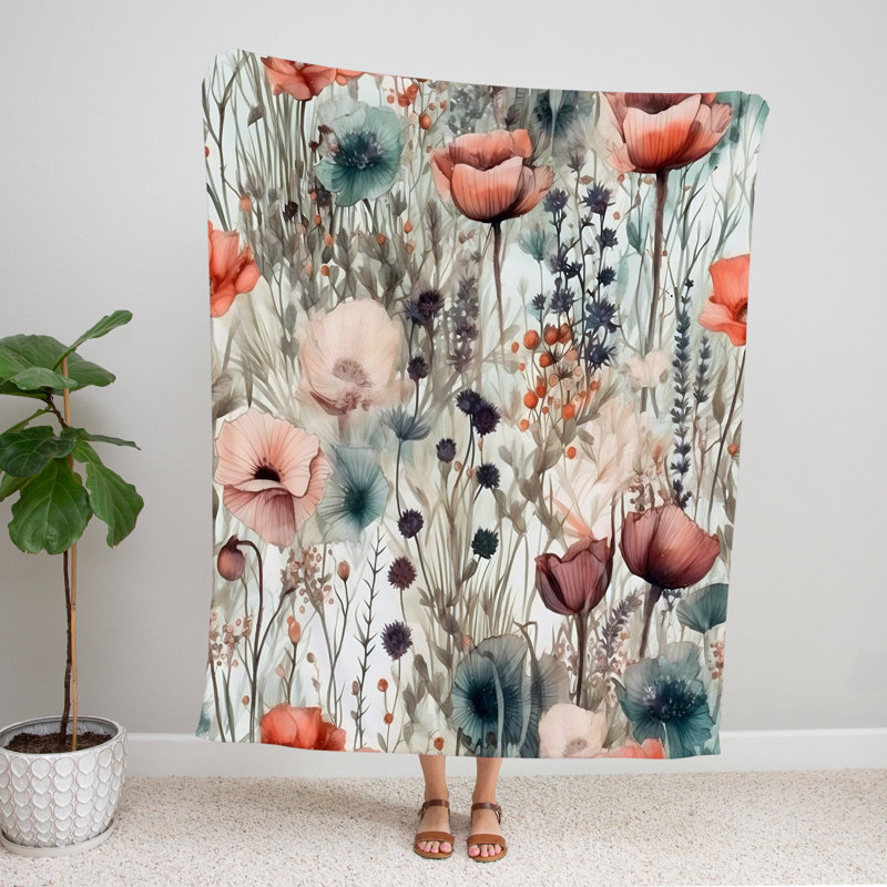 Throw Blanket, 50" W x 60" L