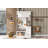 U-Can Modern Entryway Bench with Coat Rack, 3 Shelves and Drawers, 3 Sturdy Hooks, 40.2'' Wide Hall Tree with Storage Bench for Hallway, Entryway, Living Room-228484363