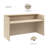 Bush Business Furniture Arrive 72W x 30D Reception Desk with Shelf-97969785