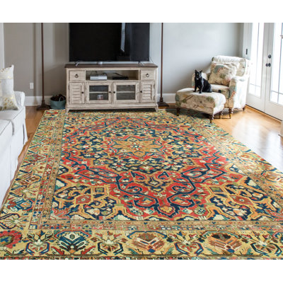Atyanna One-of-a-Kind 9'6" X 11'10" 1980s Wool Area Rug