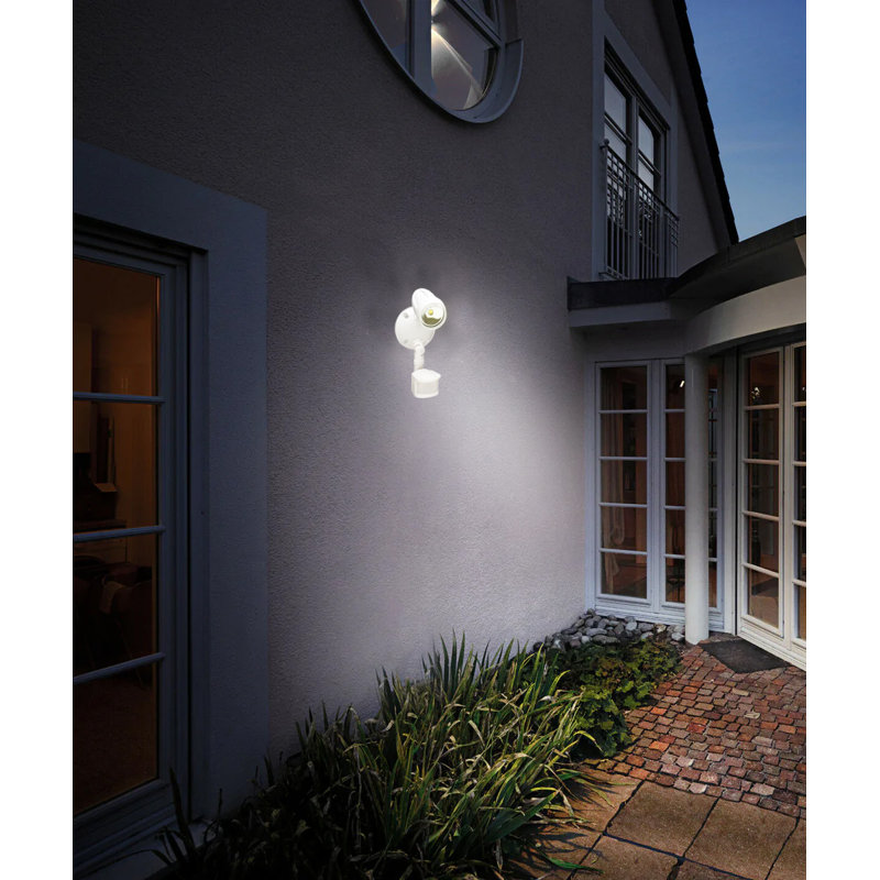 Kimimela 1 - Head LED Hardwired Outdoor Security Outdoor Security Flood Light with Motion Sensor and Timer