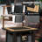 Collingswood Square Propane Smokeless Fire Pit Table with Hidden Fuel Tank