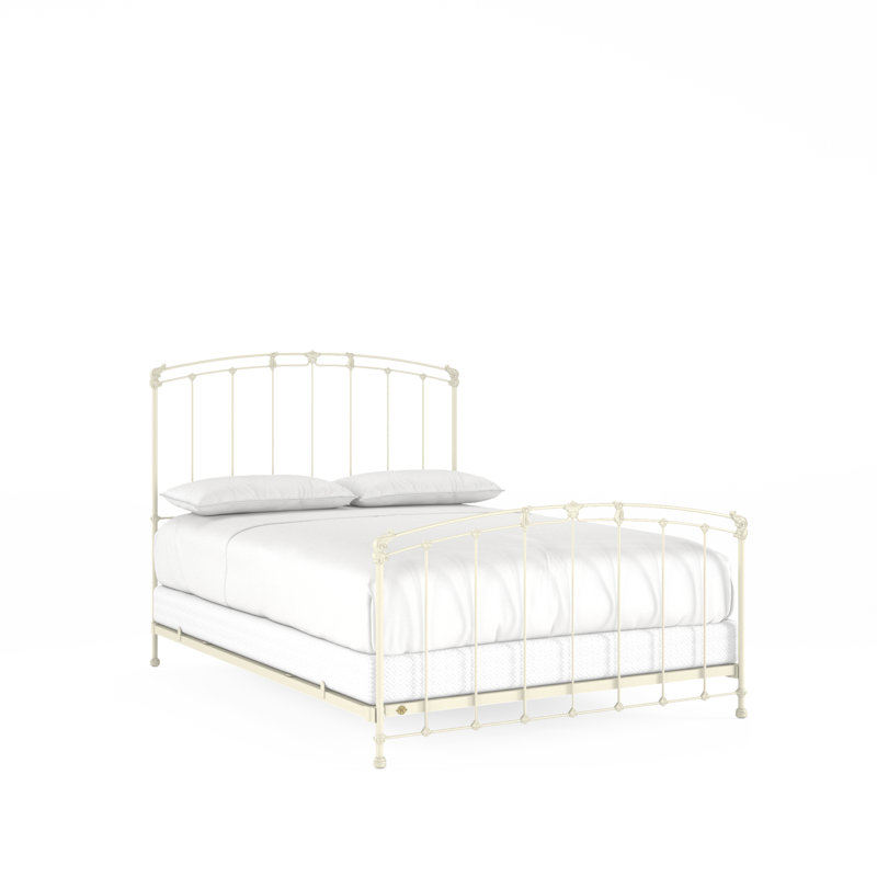162 Cottage Bed | Complete Standard, California King, Gloss Off-White
