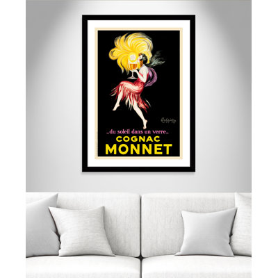Brickhill Cognac Monnet' Framed Vintage Advertisement