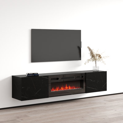 Meuble télé avec foyer électrique 70,9 po Baja