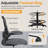 Mesh Drafting Chair with Adjustable Footrest and Lumbar Support-279025760-319467056