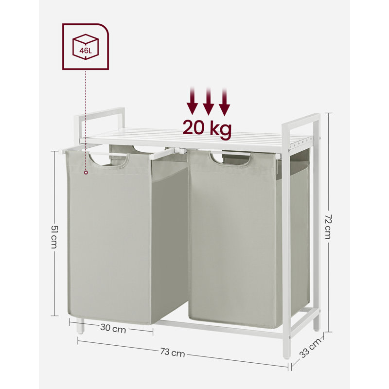 Laundry Sorter, White