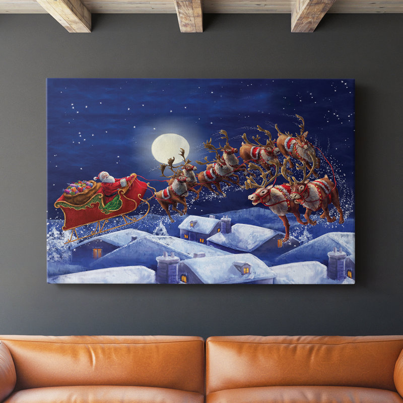 Rooftop Ride -Gallery Wrapped Cavas, 40" H x 60" W