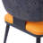 Upholstered Metal Leg Dining Chair-2039657073