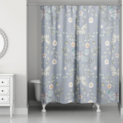 Rideau de douche simple Anglina
