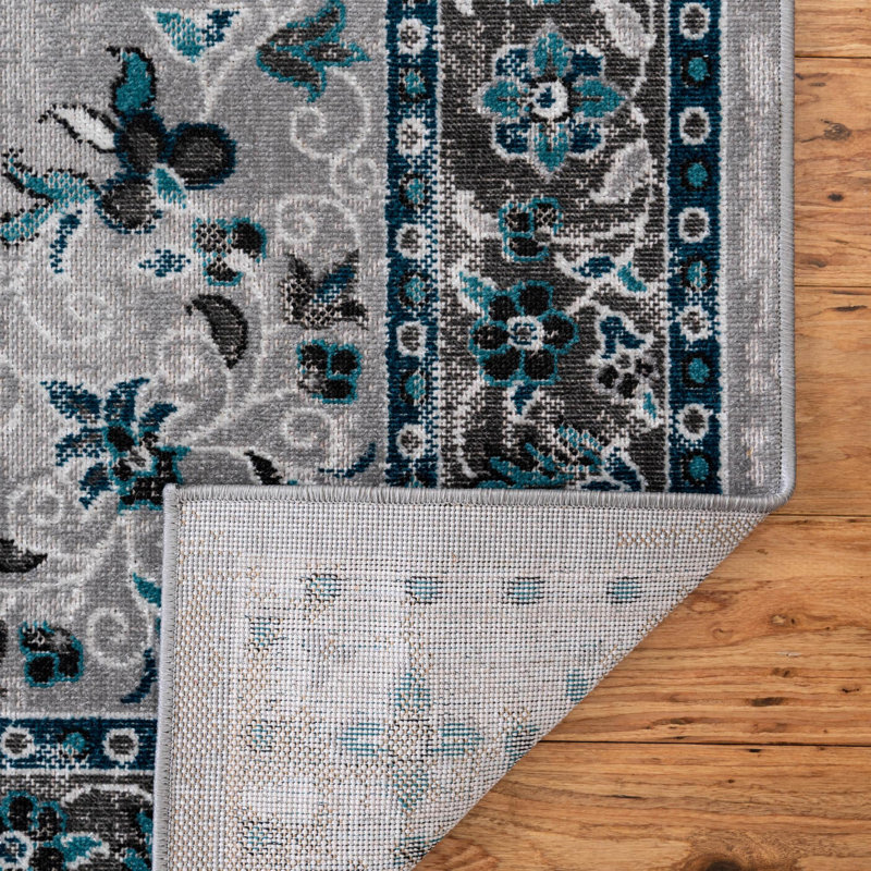 Oriental Indoor Rug, Rectangle 4'1" x 6'1"