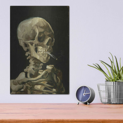 " Head Of A Skeleton With A Burning Cigarette " by MASTERS