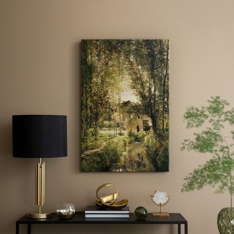 Paysage rétro CCX - galerie Cavas, H 36 po x l 24 po