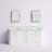 Bruning 72" Carrara Engineered Marble Countertop Bath Vanity with Mirror-1093463461