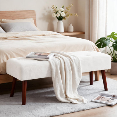 Sveina Faux Leather Upholstered Bench