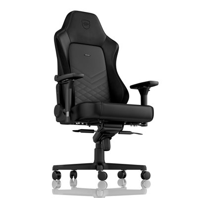 Noblechairs Adjustable Reclining Ergonomic Swiveling PC & Racing Game Chair in Black