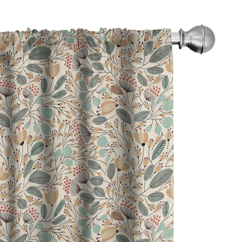 Semi Sheer Curtain Pair, 28" W x 84" L