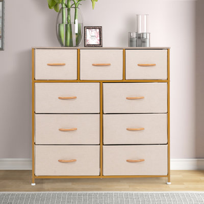Commode 9 tiroirs Kelecia