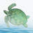 Cast Iron Nautical Jewelry Tray Sea Turtle Design