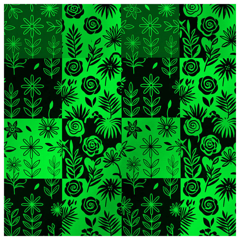 Tapisserie murale «Green», H 50 po x l 60 po avec 4 œillets