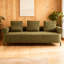 Canapé moderne 78 po 3 places rembourré, très grand canapé confortable avec 3 coussins moelleux pour salon, chambre à coucher, appartement-586348308