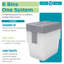 66 Qt Latched Storage Container 6-Pack