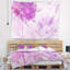 Tapisserie polyèdre en mauve de ciel abstrait-28494814