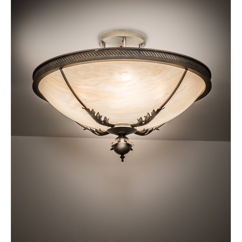 Hoja 4 - Light Semi Flush Mount
