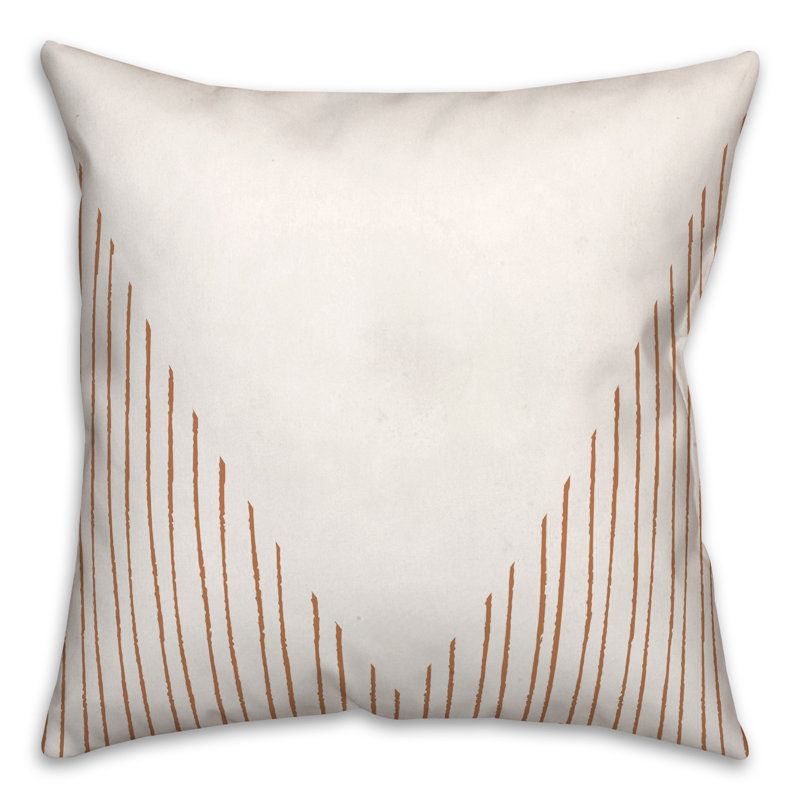 Housse et insert de coussin carré incliné deux tons
