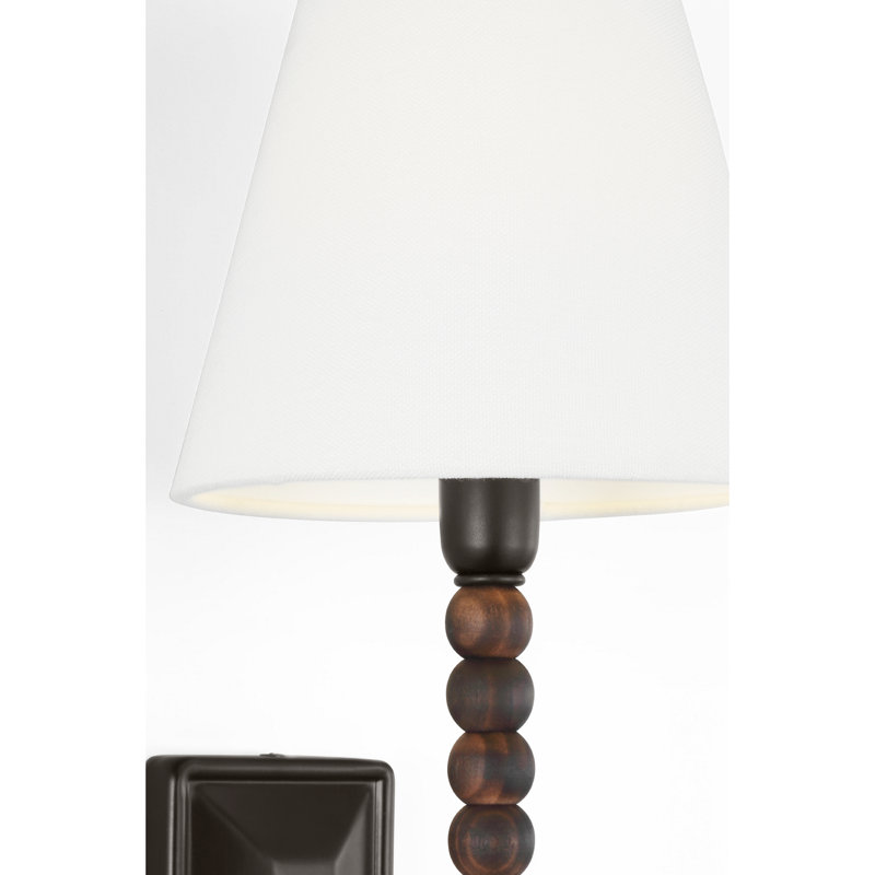 1 - Light Armed Sconce, 16.88, Aged Iron