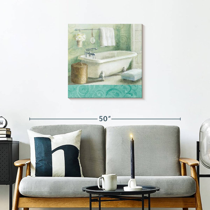 Lilie Refresh Bath Border I, 24" H x 24" W