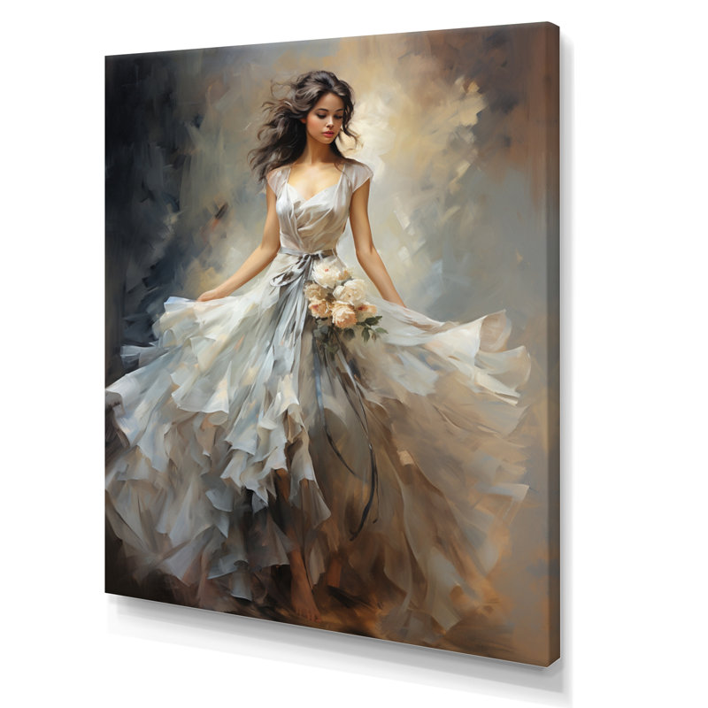 «Dance Ethereal Grace III - Dance», art mural sur toile, Toile tendue, H 44 po x l 34 po, Sans cadre