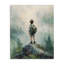Garçon aventurier sur toile de montagne, design par Arlington Prints-1804529524