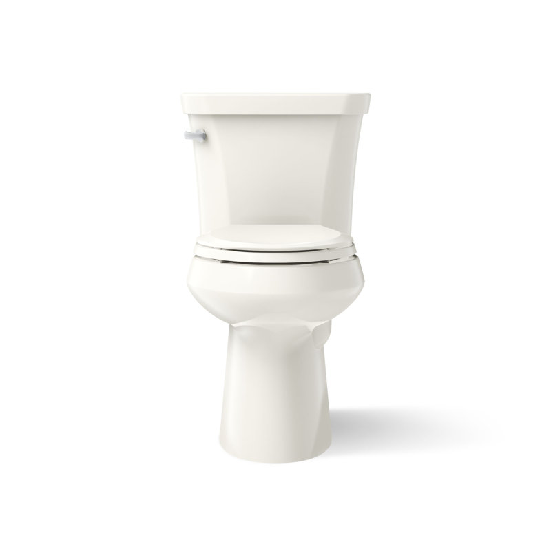 Toilette allongée deux pièces à haut rendement énergétique 1,28 GPF Highline ™ (siège non inclus), Biscuit, Gauche