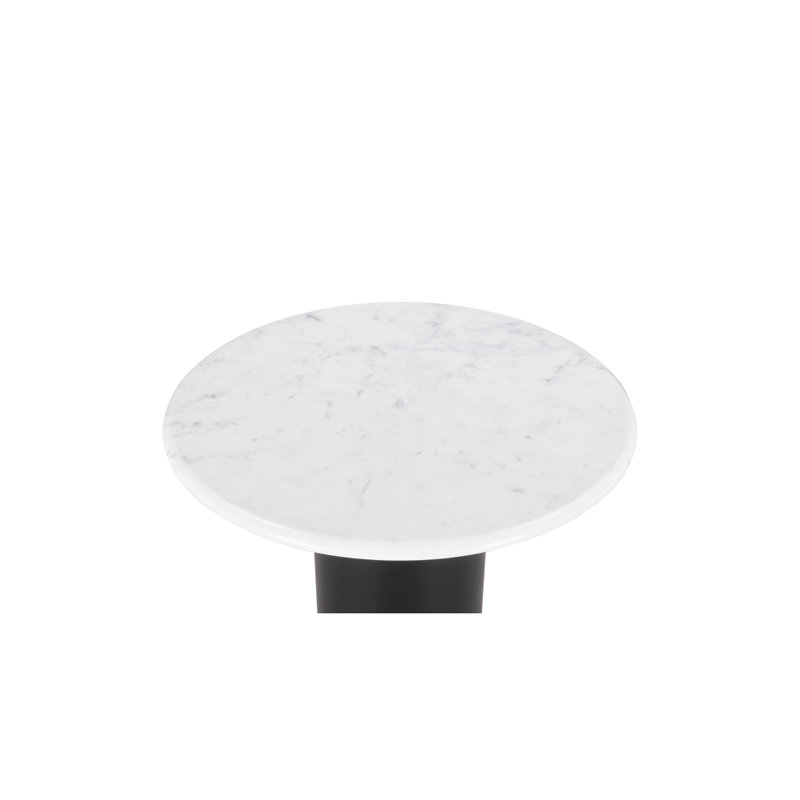 Babel Marble Nesting End Table, Black