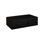 Slice Teak Coffee Table, Rectangle, Black