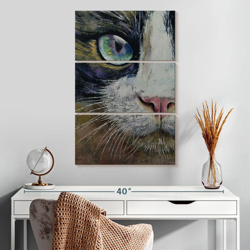 Chat raquette Brampt, H 32 po x l 20 po