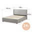 Estella Upholstered Bed Frame with Headboard, Ottoman Under-bed Storage-371881978-371881979