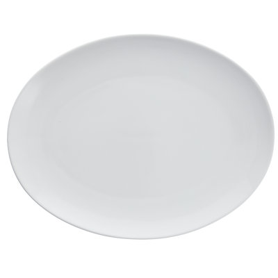 D&V Flat Oval Platter 13X10" (Set of 6)