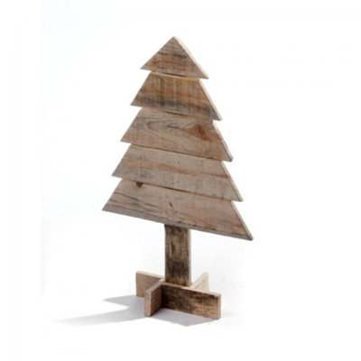 Wooden Tree On A Stand Statue