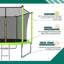 Trampoline 10 pi pour enfants, panier de basketball et échelle, trampoline pour enfants avec enceinte sécuritaire, assemblage rapide pour le plaisir dans la cour, approuvé ASTM-132005927