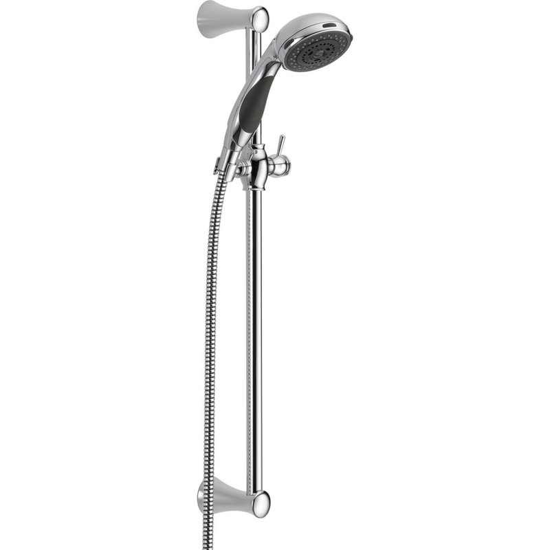 Douchette à barre coulissante, Chrome