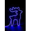 Reindeer with Sleigh Neon Effect Rope Light Silhouette with 90 LEDs-462191136