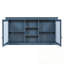 Armoire de rangement murale à miroir avec tablettes réglables-230473756
